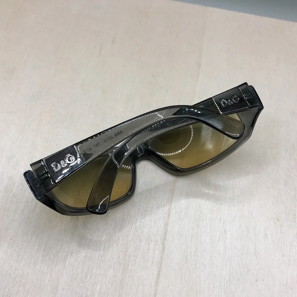 Dolce & Gabbana D&G 2075S 787 61-13-125 Sunglasses Black Italy Unisex